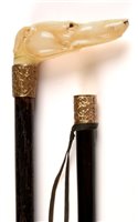 Lot 111 - Two walking sticks