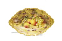 Lot 96 - Royal Worcester dessert dish.