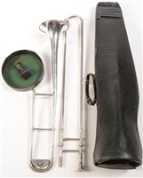 Lot 16 - Trombone in case