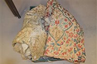 Lot 397 - Two embroidered bed covers