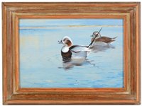 Lot 215 - Archibald Thorburn - watercolour.