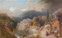 Lot 201 - Thomas Miles Richardson, jnr. - watercolour.