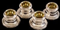 Lot 398 - A set of four table salts.