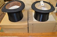 Lot 621 - Two top hats