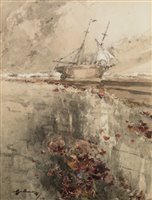 Lot 185 - George Edward Horton - watercolour.