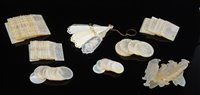 Lot 23 - Chinese mother of pearl gaming counters