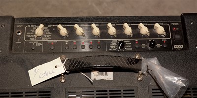 Lot 101 - Vox VT50 guitar amplifier; and a foot pedal.
