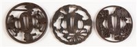 Lot 349 - Three tsuba