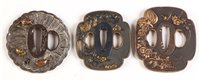 Lot 350 - Three tsuba