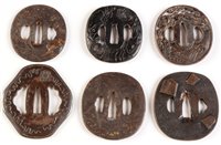 Lot 352 - Six tsuba