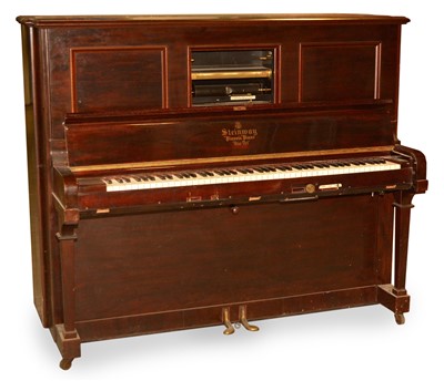 Lot 65 - Steinway Pianola and rolls