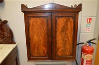 Lot 1146 - Mahogany collectors cabinet