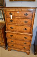 Lot 1044 - Walnut chest