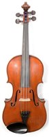 Lot 47 - French Mirount Violin, original case and modern case