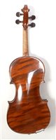 Lot 47 - French Mirount Violin, original case and modern case