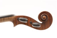 Lot 47 - French Mirount Violin, original case and modern case