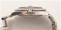 Lot 469 - Rolex GMT Master: a gentleman's stainless steel bracelet watch.