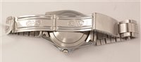 Lot 469 - Rolex GMT Master: a gentleman's stainless steel bracelet watch.