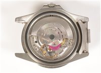 Lot 469 - Rolex GMT Master: a gentleman's stainless steel bracelet watch.