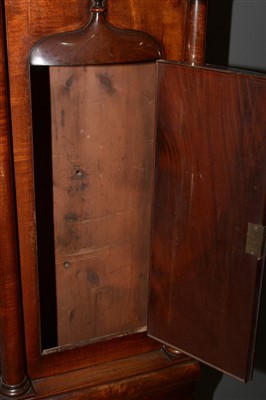 Lot 744 - William Dobbie, Falkirk: a Scottish mahogany longcase clock.