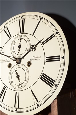 Lot 744 - William Dobbie, Falkirk: a Scottish mahogany longcase clock.