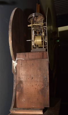 Lot 744 - William Dobbie, Falkirk: a Scottish mahogany longcase clock.