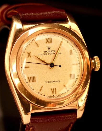 Lot 1149 - Rolex Oyster Perpetual 14k cased wristwatch.