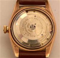 Lot 1149 - Rolex Oyster Perpetual 14k cased wristwatch.