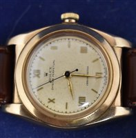 Lot 1149 - Rolex Oyster Perpetual 14k cased wristwatch.