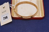Lot 714 - Pearl bangle