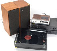 Lot 119 - Rega & Nad music equipment.
