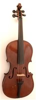 Lot 60 - Maidstone violin & two bows, cased.