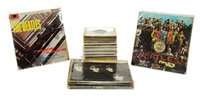 Lot 357 - The Beatles records.