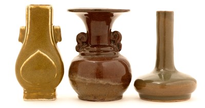 Lot 15 - Three small Chinese vases.