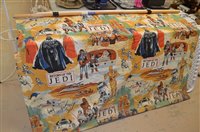 Lot 807 - Star Wars wall hanging and other items