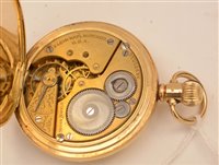 Lot 1168 - 18ct gold Elgin half hunter pocket watch