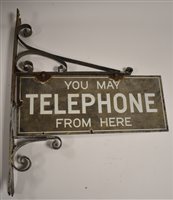 Lot 133 - Enamel sign