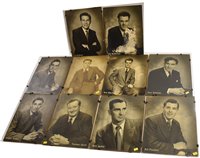 Lot 168 - Ten 1950s Newcastle Unite portrait photographs