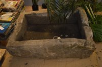 Lot 1031 - Large stone trough