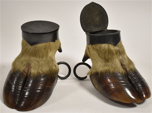 Lot 67 - Two Rowland Ward hooves