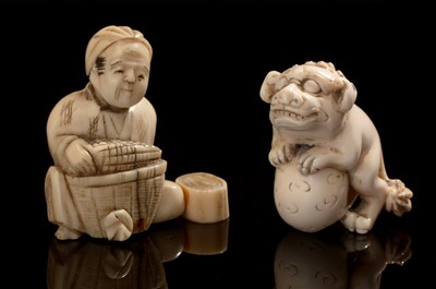 Lot 63 - Two small netsuke.