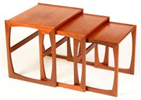 Lot 72 - G-Plan teak nest of tables.