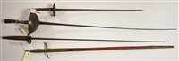 Lot 12 - Four swords