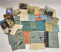Lot 40 - Pilots Log books and other ephemera