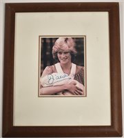 Lot 198 - Lady Diana Spencer signed photograph