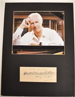 Lot 210 - George Martin signature