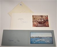 Lot 214 - Royal Christmas Cards