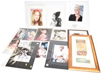 Lot 220 - Female celebrity signatures