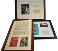 Lot 223 - Music signatures