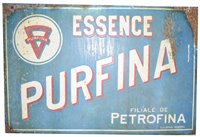 Lot 141 - Purfina Essence enamel sign